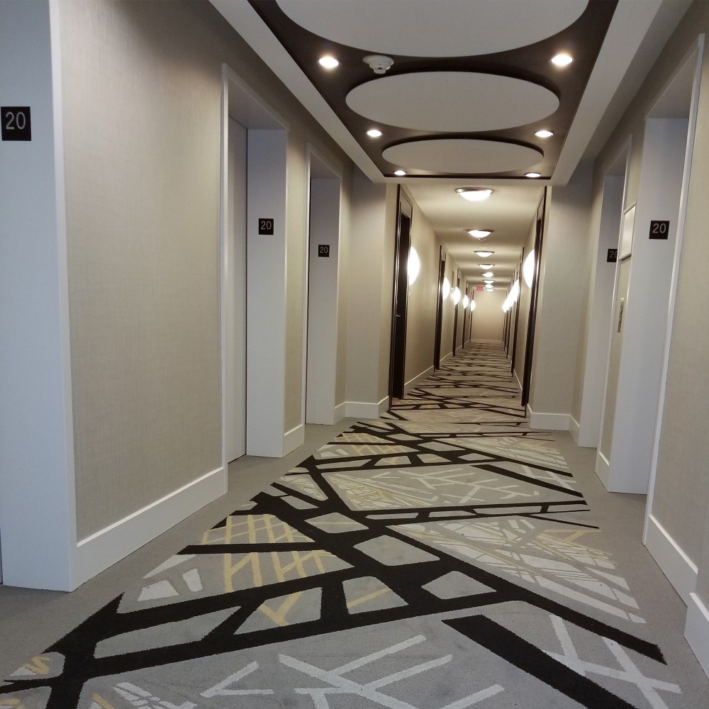 Corridor Carpet, Paint, Wallpaper 360 at the City Center