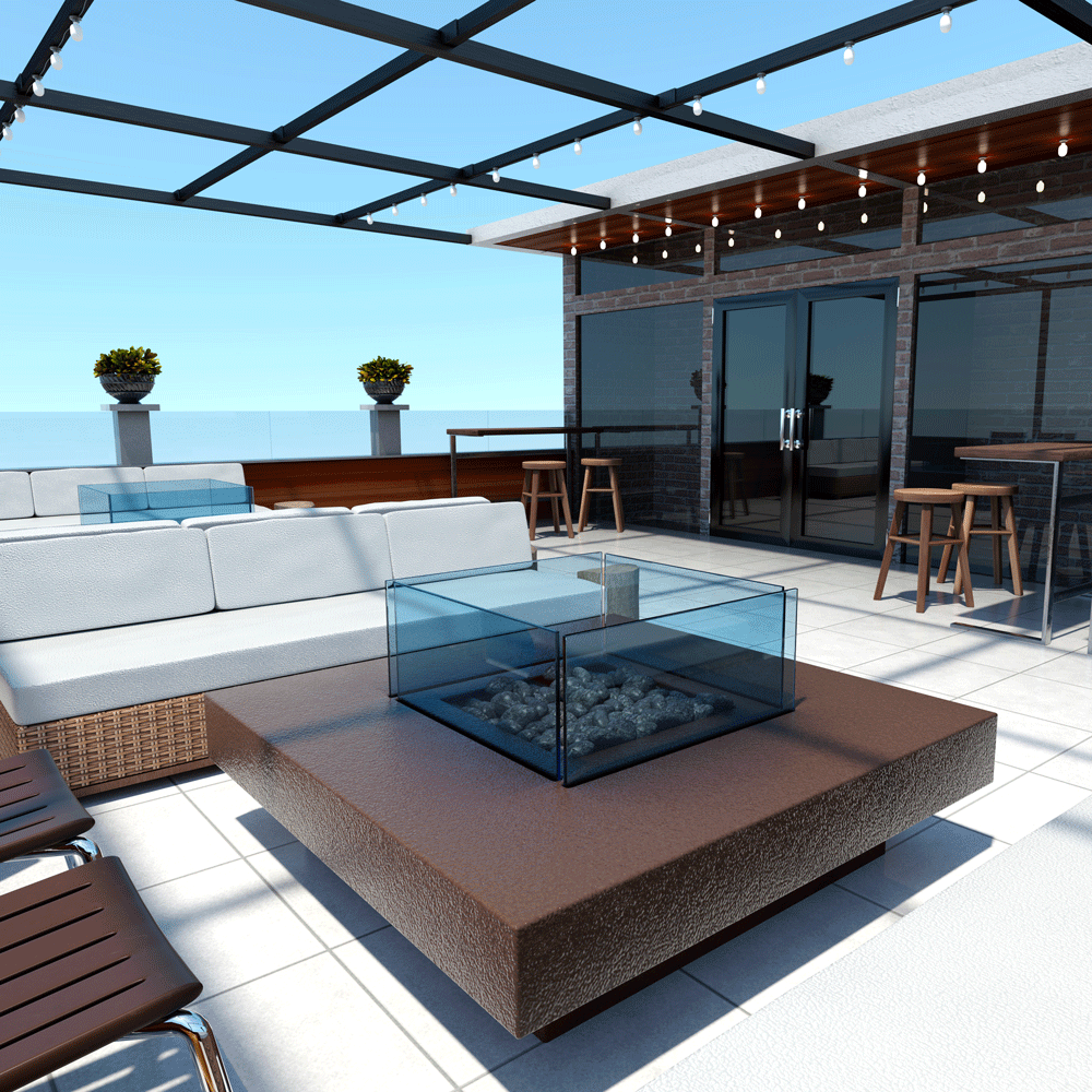 Rooftop Decks or Lounge Areas